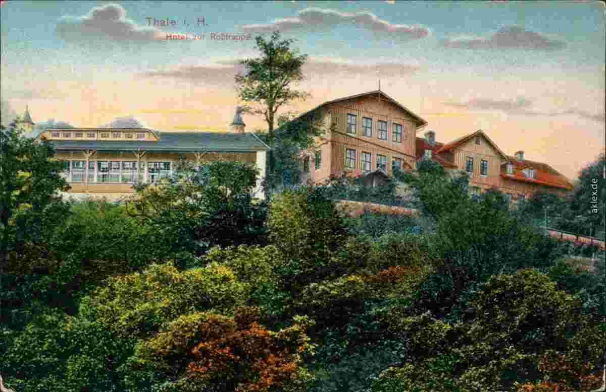 Thale. Hotel zur Roßtrappe, 1910