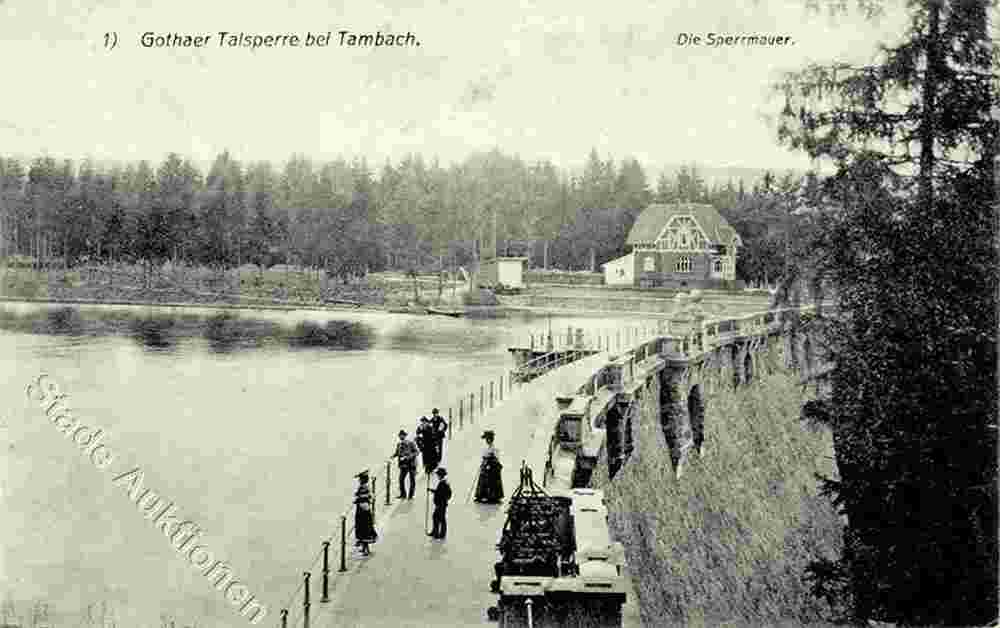 Tambach-Dietharz. Talsperre und Gasthof