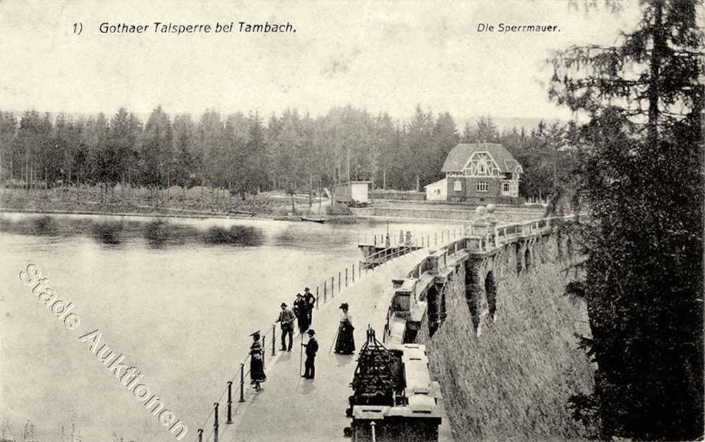 Tambach-Dietharz. Talsperre und Gasthof