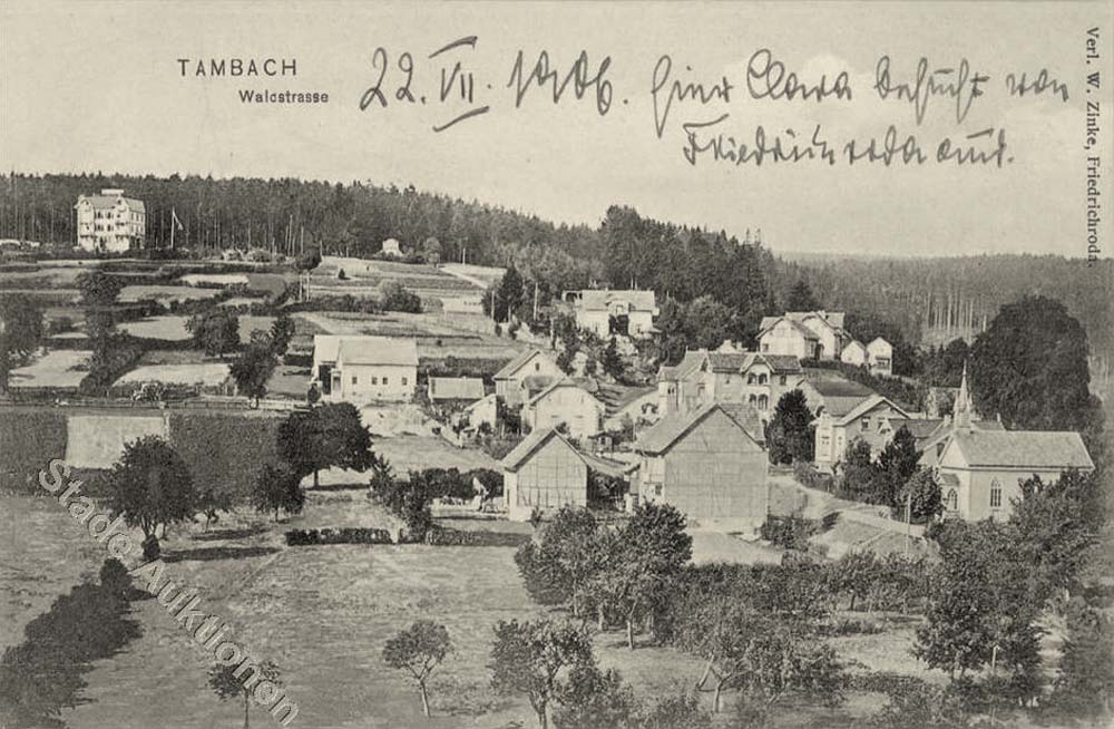 Tambach-Dietharz. Waldstraße, 1906