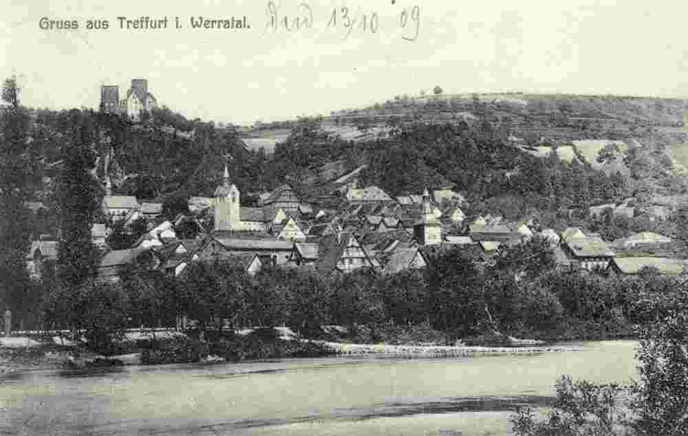 Treffurt. Panorama der Stadt