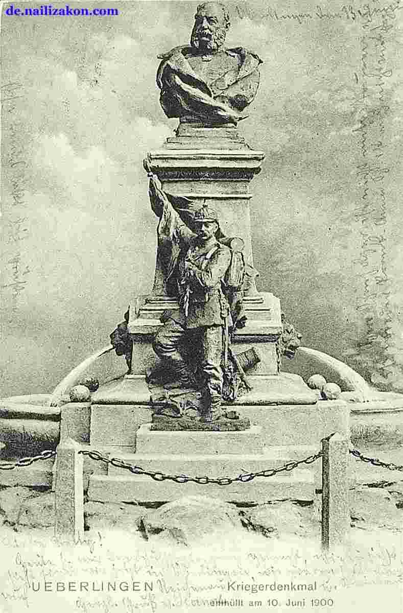 Überlingen. Kriegerdenkmal, 1900