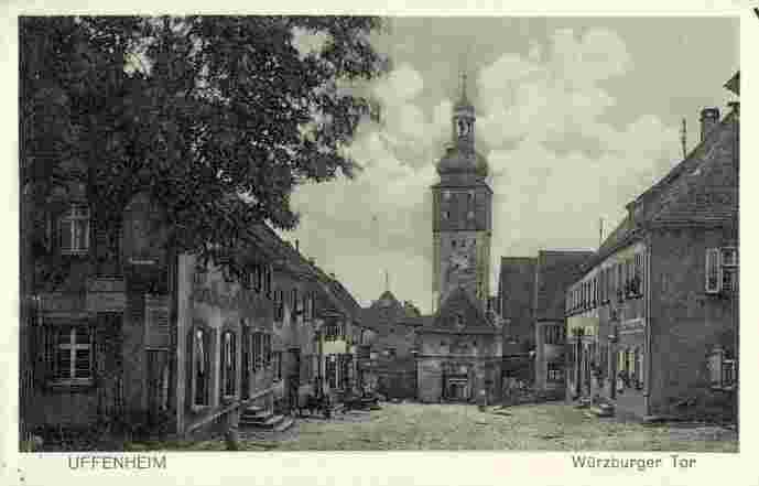 Uffenheim. Wuerzburger Tor