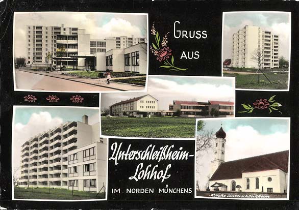 Unterschleißheim. Panorama der Stadt