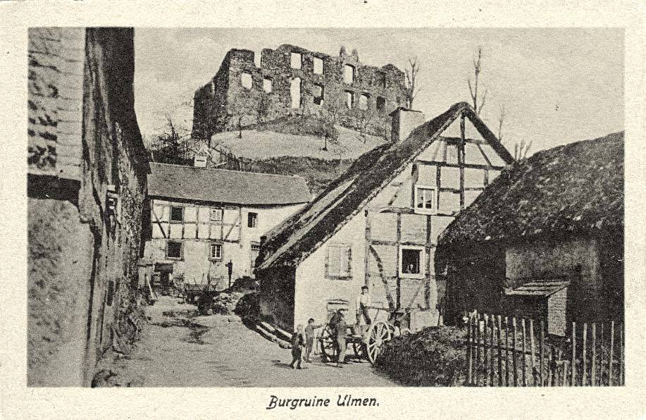 Ulmen (Eifel). Burgruine