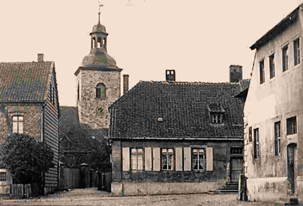 Ummendorf. Grosse Kreuzung, um 1920