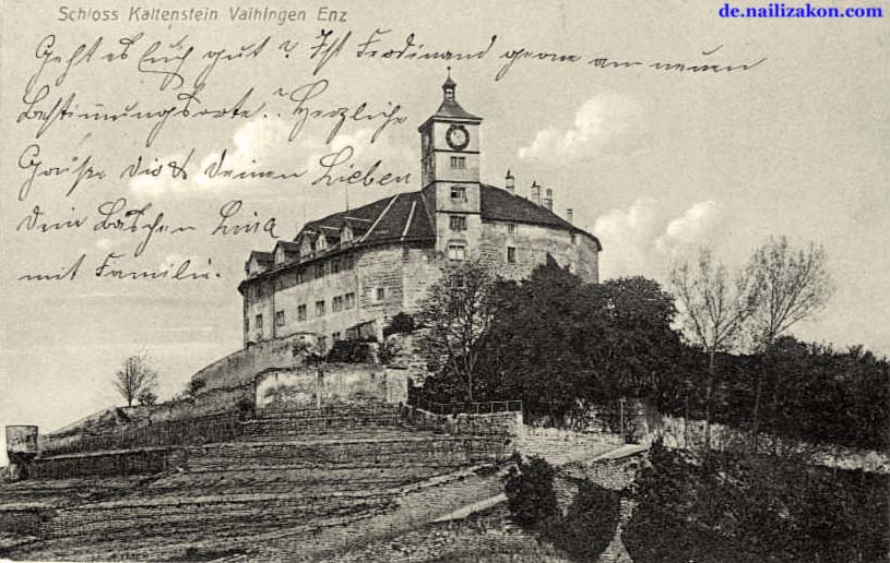 Vaihingen an der Enz. Schloß Kaltenstein, 1912