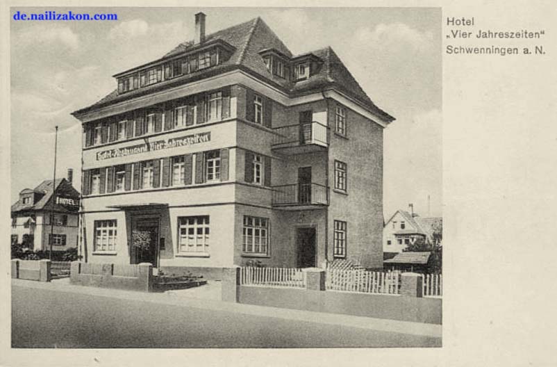 Villingen-Schwenningen. Hotel 'Vier Jahreszeiten', 1937