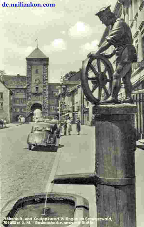 Villingen. Radmacherbrunnen, 1960