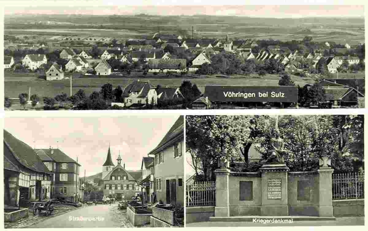 Panorama von Vöhringen, 1937