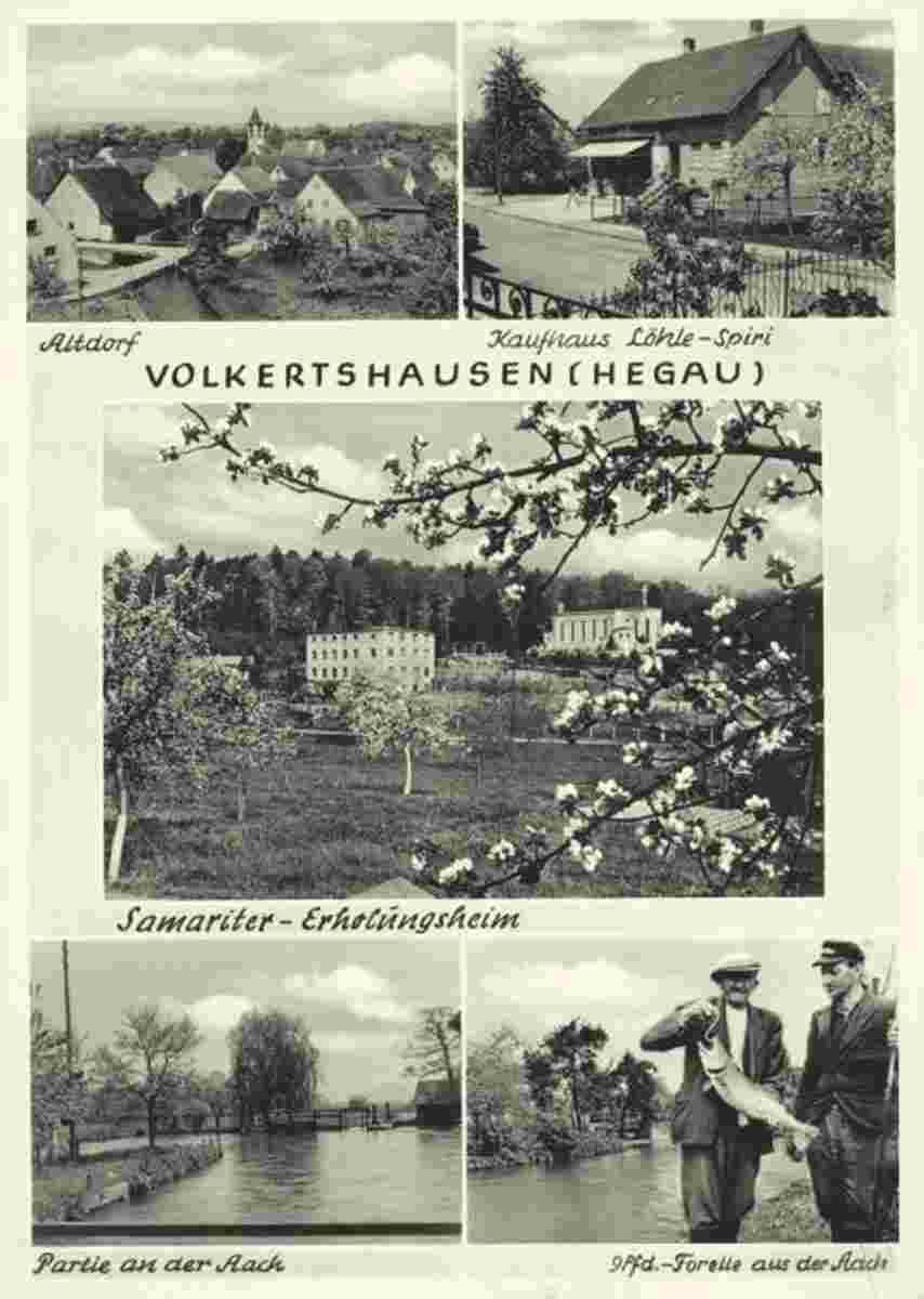 Volkertshausen. Panorama von Altdorf, Aach und Kaufhaus