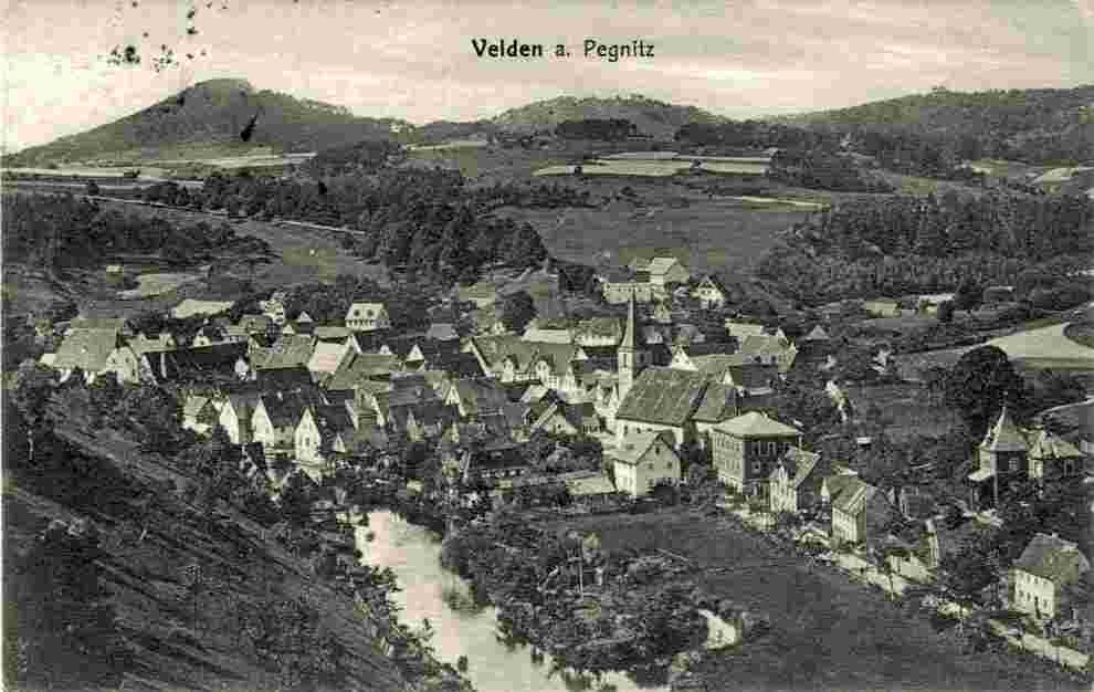 Velden. Panorama der Stadt, 1926
