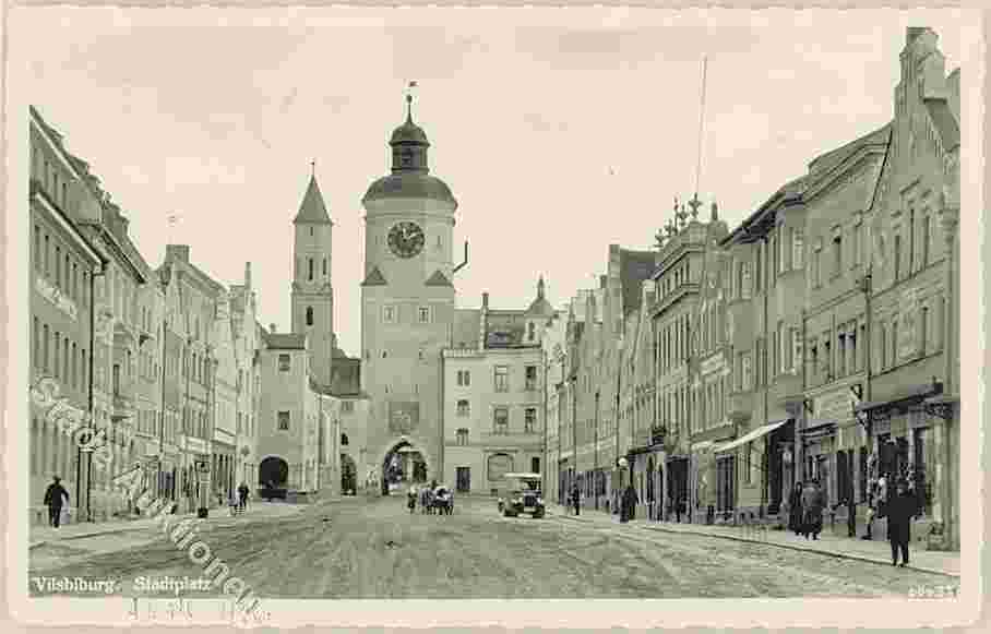 Vilsbiburg. Stadtplatz