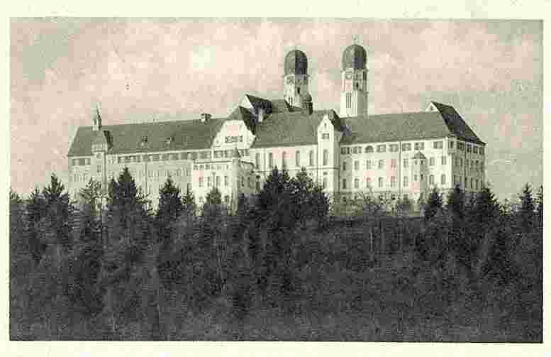 Vilshofen an der Donau. Schweiklberg, Abtei, um 1935