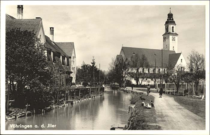 Vöhringen (Iller). Fluss und Kirche
