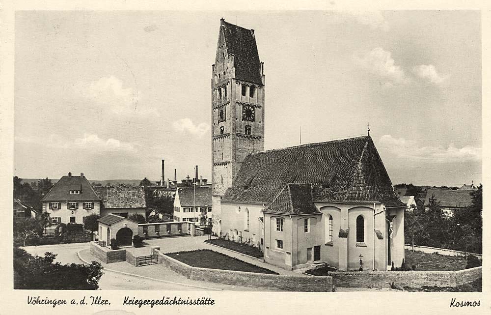 Vöhringen (Iller). Kriegergedächtnisstätte, 1921