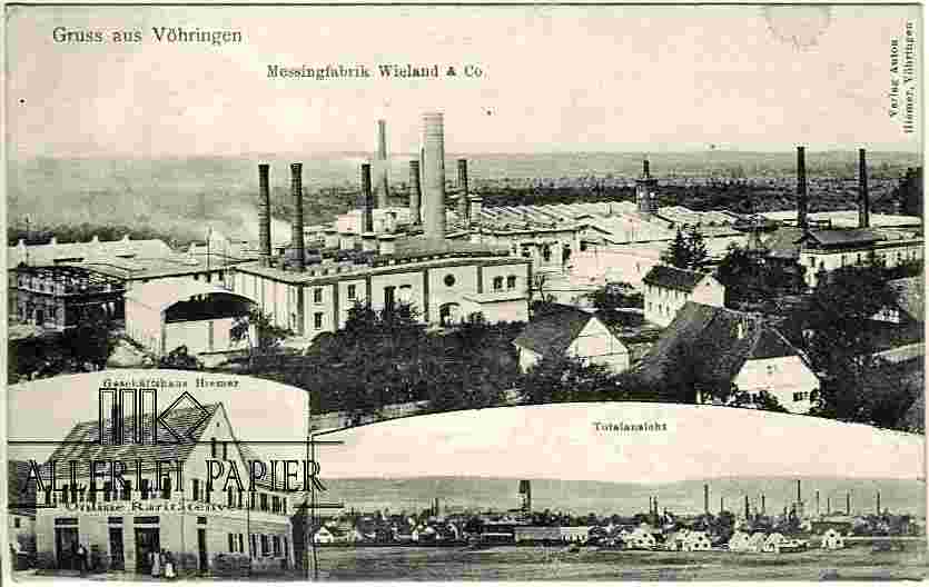 Vöhringen. Messingfabrik Wieland, 1907