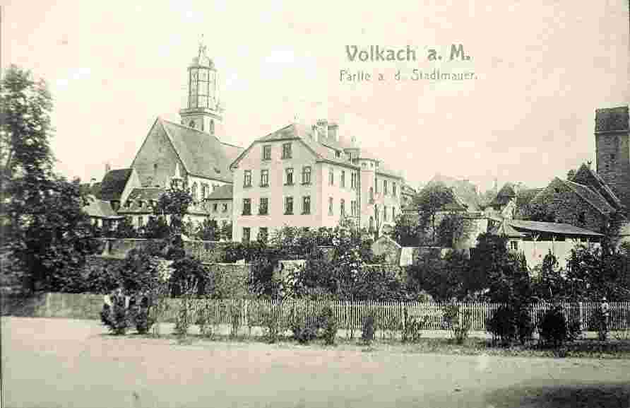 Volkach. Stadtmauer, 1915