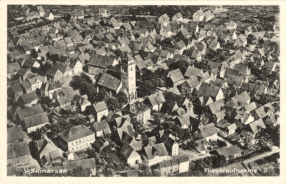 Volkmarsen. Panorama der Stadt
