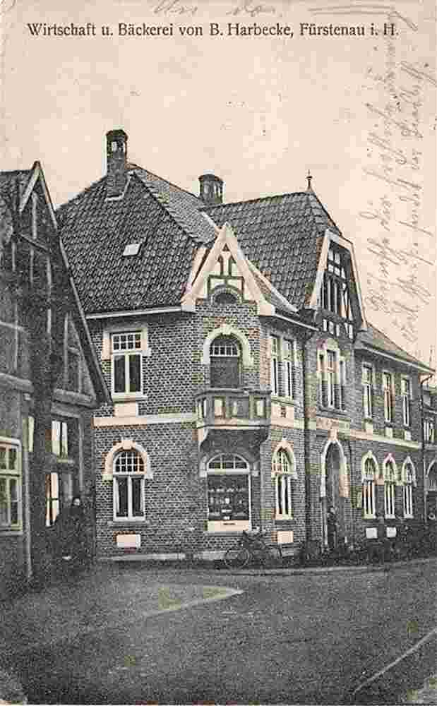 Vechelde. Fürstenau - Wirtschaft und Bäckerei von B. Harbecke, 1914