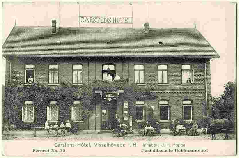 Visselhövede. Carstens Hotel, 1922