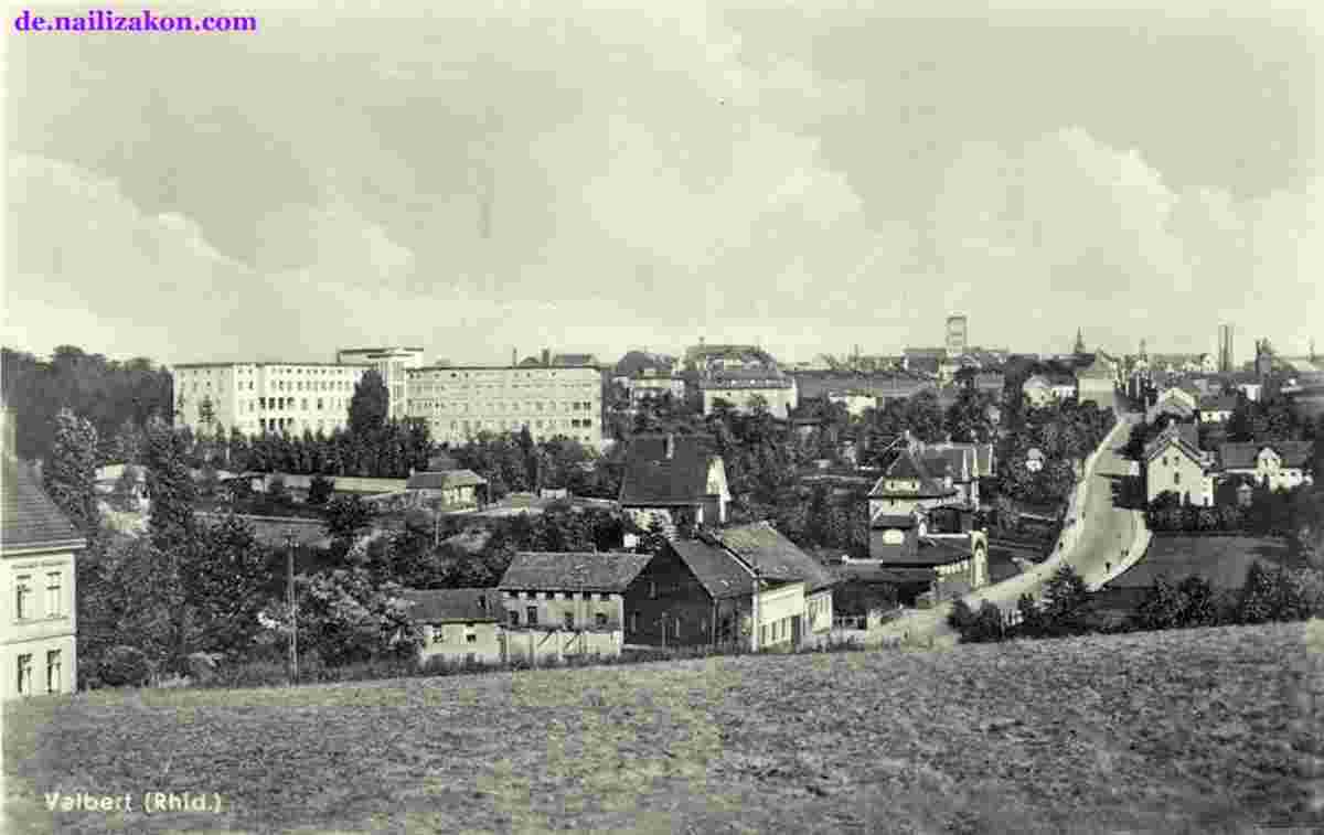 Velbert. Panorama der Stadt