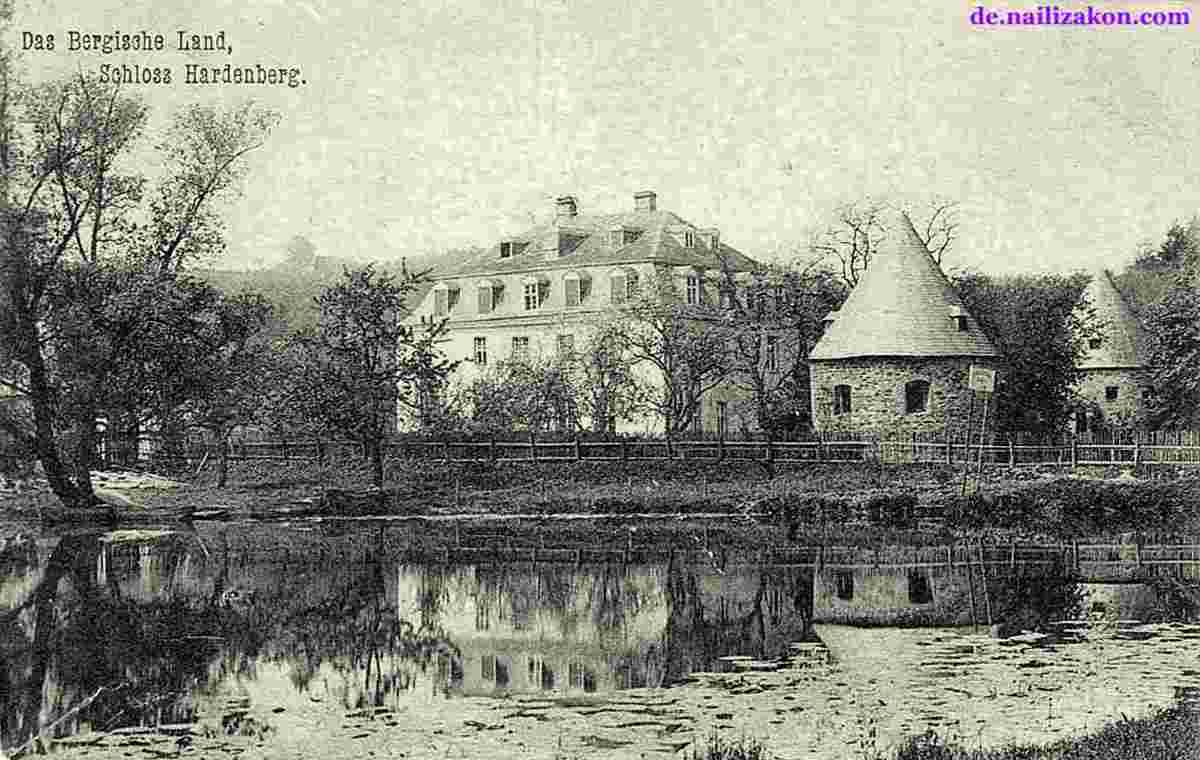 Velbert. Schloß Hardenberg, 1909