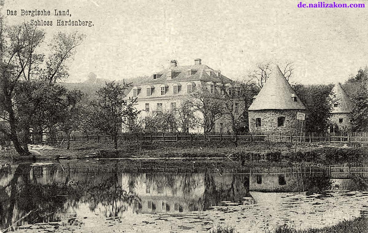 Velbert. Schloß Hardenberg, 1909