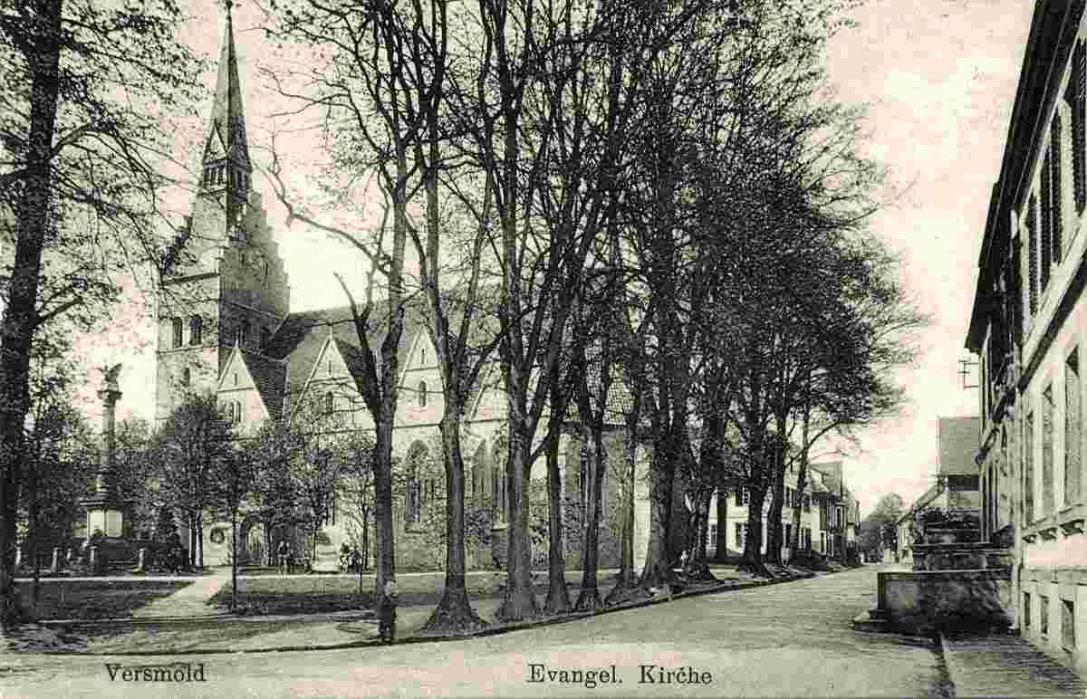 Versmold. Evangelische Kirche, 1915
