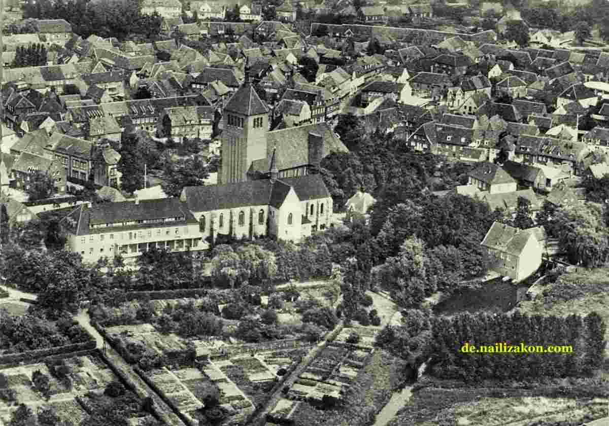 Vreden. Panorama der Stadt, 1962