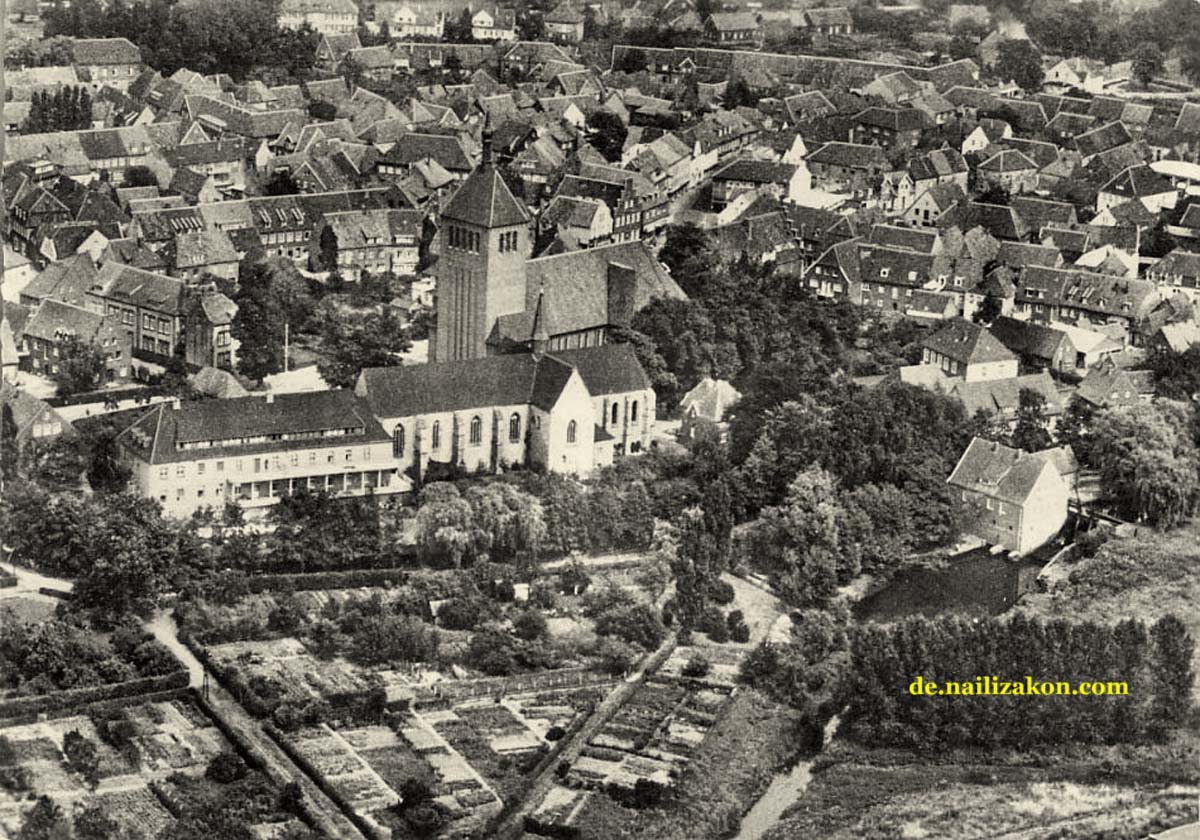 Vreden. Panorama der Stadt, 1962