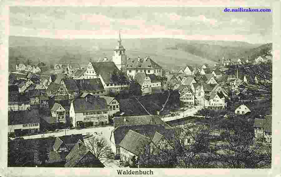 Waldenbuch. Panorama der Stadt
