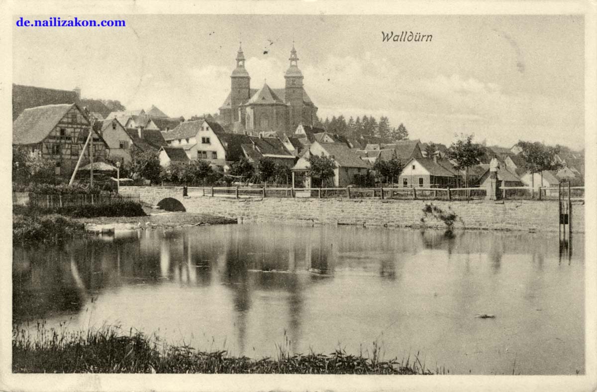 Walldürn. Panorama der Stadt, 1908