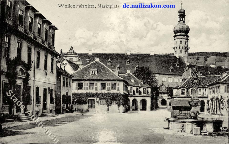 Weikersheim. Marktplatz