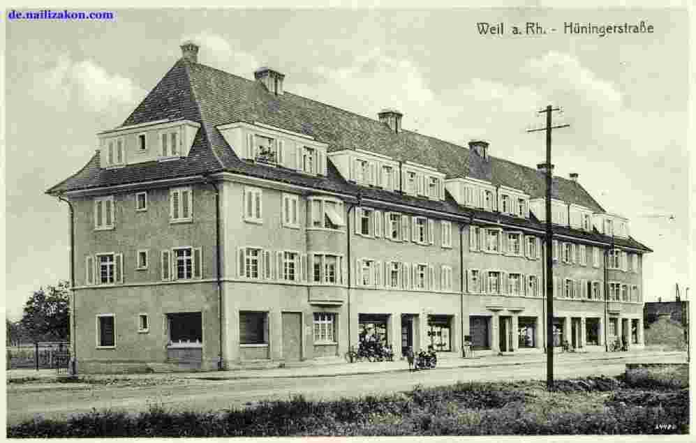 Weil. Hüninger Straße, 1944