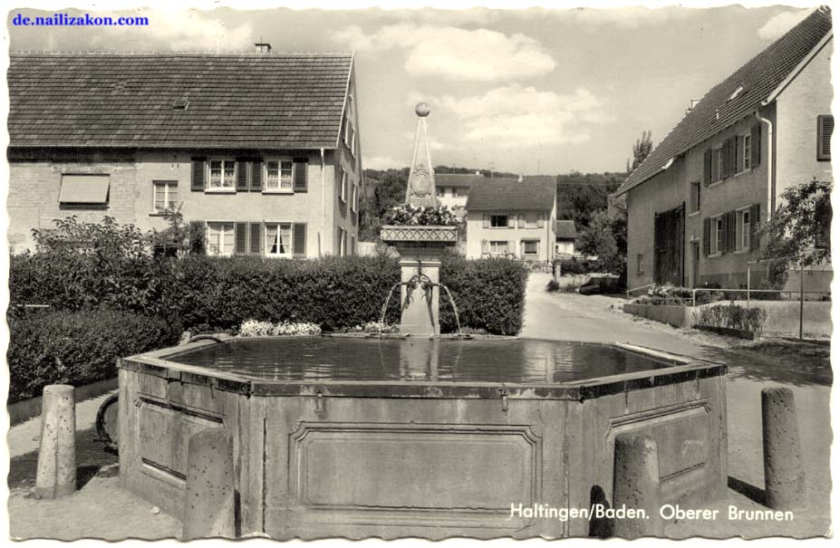 Weil am Rhein. Oberer Brunnen, 1962