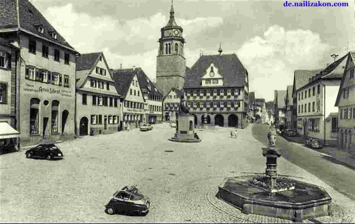 Weil. Marktplatz, um 1960