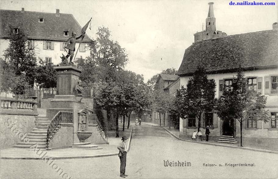 Weinheim. Kaiser- und Kriegerdenkmal