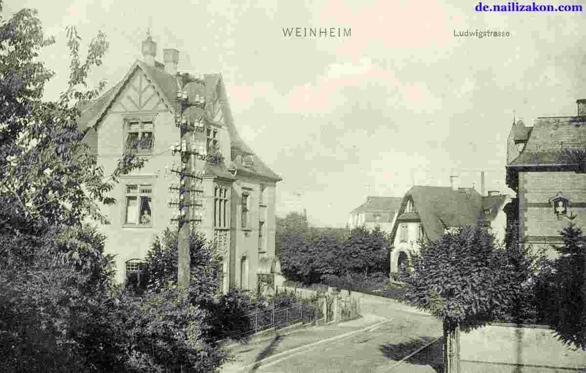 Weinheim. Ludwigstraße, 1911