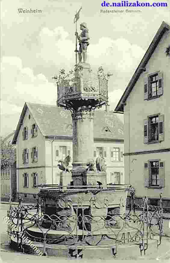 Weinheim. Rodensteiner Brunnen