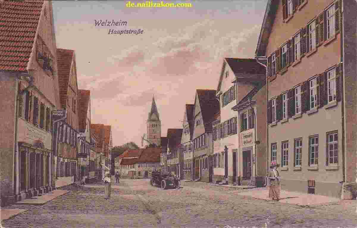 Welzheim. Hauptstraße, 1913