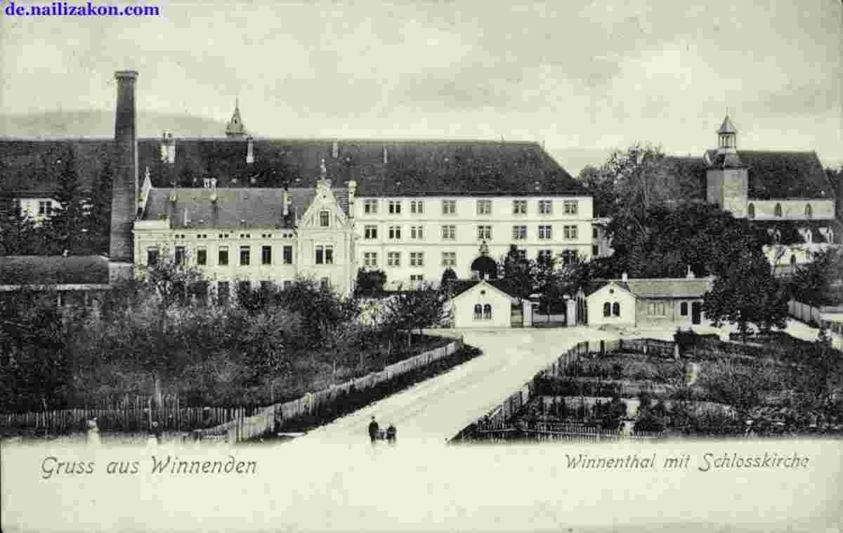 Winnenden. Winnenthal mit Schlosskirche