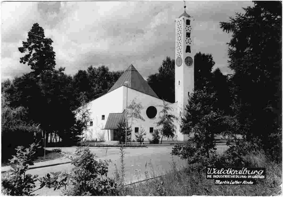 Waldkraiburg. Martin Luther Kirche, 1969