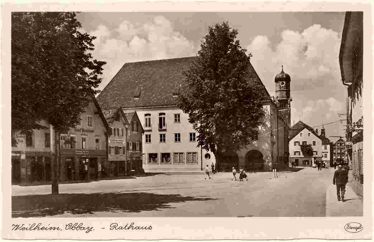 Weilheim in Oberbayern. Rathaus