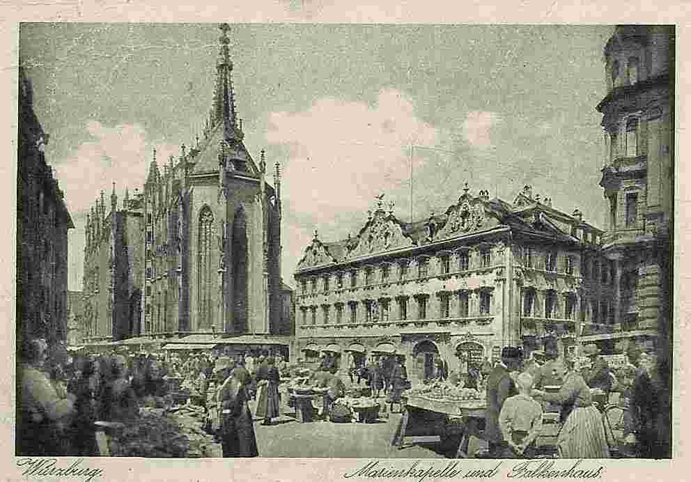 Würzburg. Krämermarkt, 1929