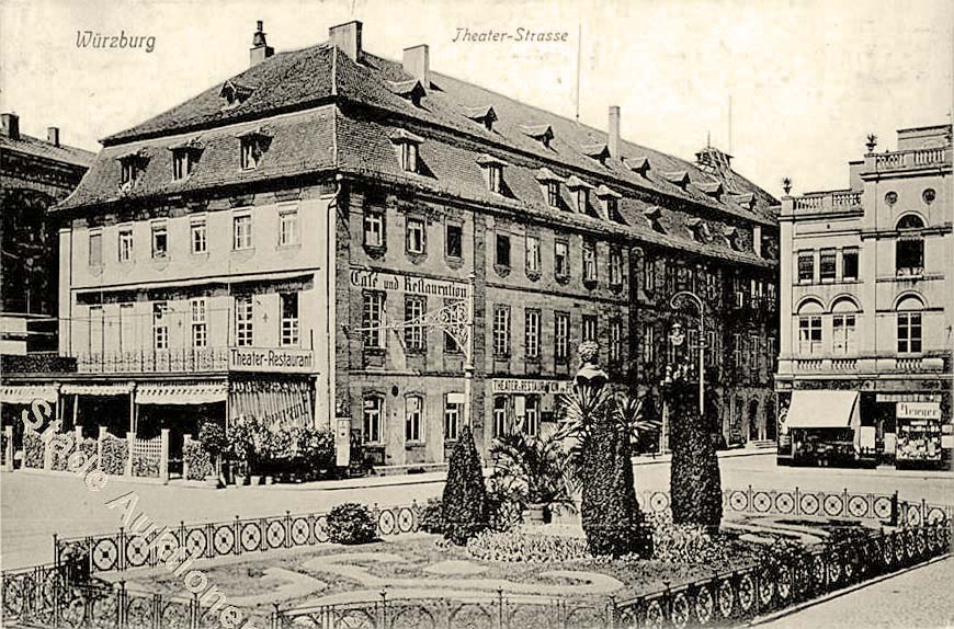 Würzburg. Theaterstraße