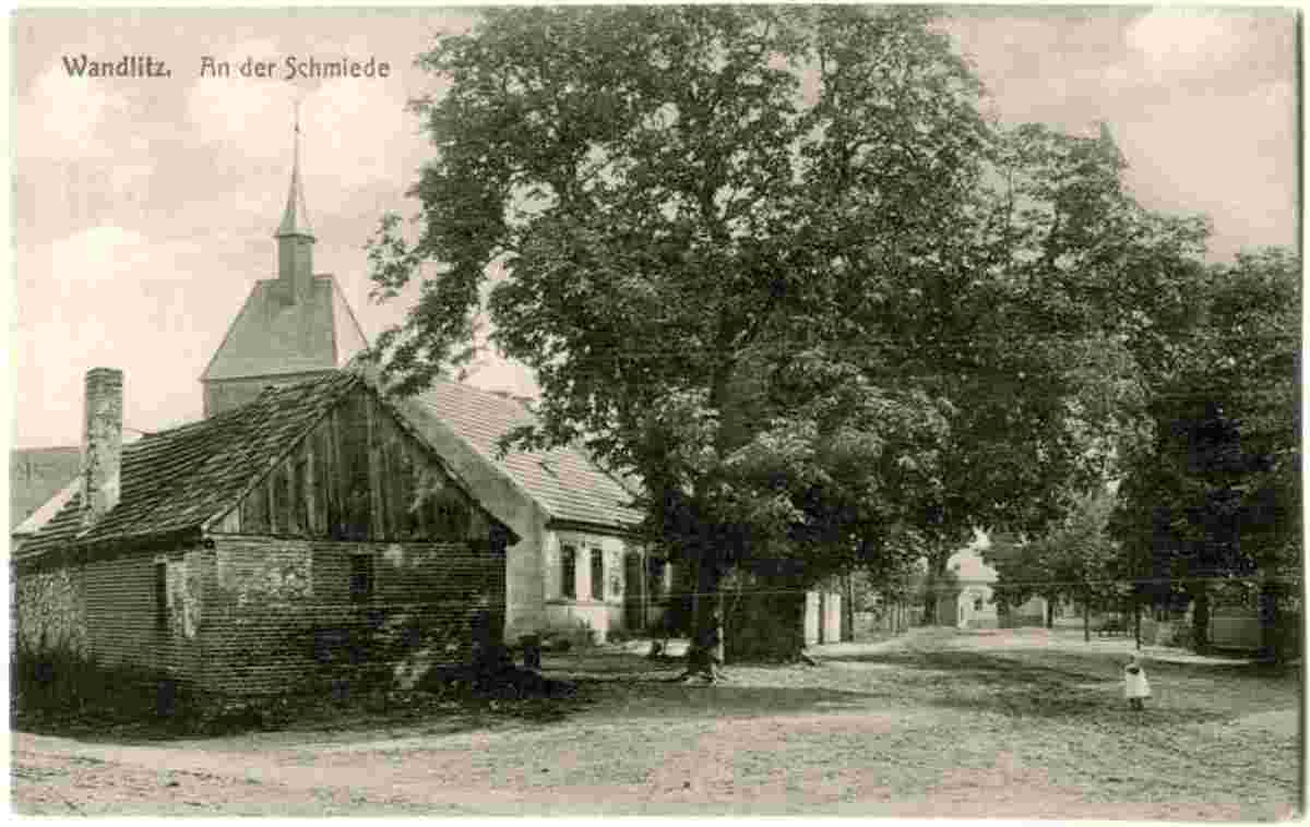 Wandlitz. An der Schmiede, 1913