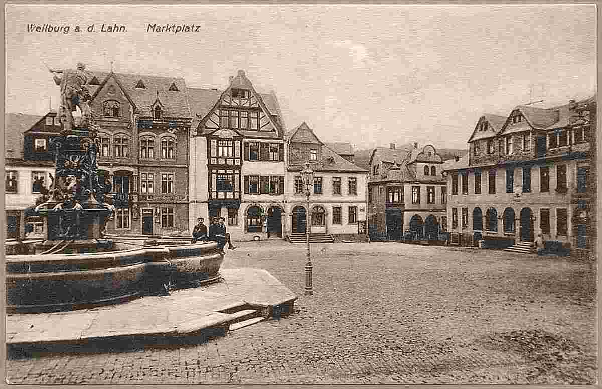Weilburg. Marktplatz, 1912