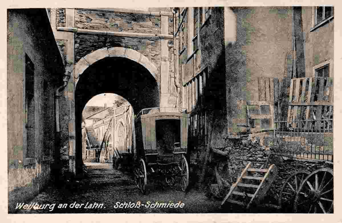 Weilburg. Schloß, Schmiede, 1929
