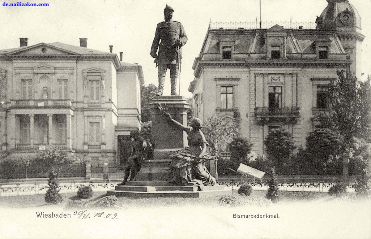 Wiesbaden. Bismarck-Denkmal, 1903